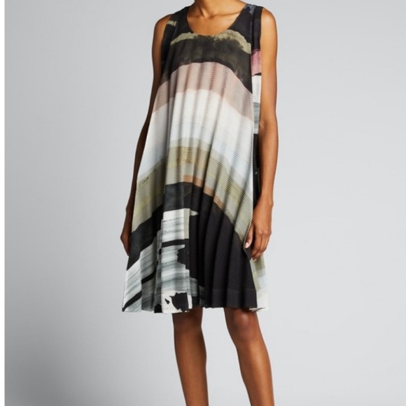 Issey Miyake Dresses & Skirts - ISSEY MIYAKE Abstract Print Dress- Size 2